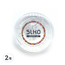 슬코 슬라임 베이스 210ml, 2개, 투명