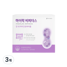 더좋은 하이락 비피더스 60p, 120g, 3개