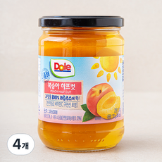 돌 지중해 복숭아 하프컷, 550g, 4개