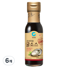 청정원 프리미엄 굴소스, 170g, 6개