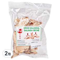 COCK BRAND 公雞牌 南薑乾片(香辛料用) 100克, 2包, 100g