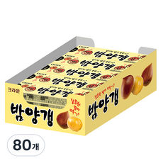 크라운 밤양갱, 50g, 80개