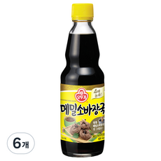 오뚜기 메밀소바장국, 360ml, 6개