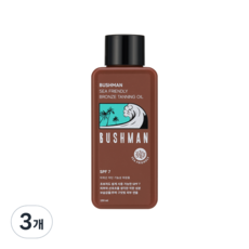 BUSHMAN Sea Friendly青銅古銅色油 SPF7, 190ml, 3個
