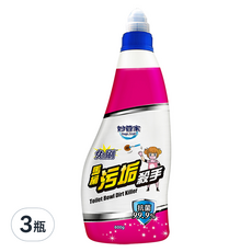 Magic Amah 妙管家 免刷馬桶污垢殺手, 抗菌99.9%, 600g, 3瓶