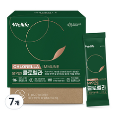 대상웰라이프 면역엔 클로렐라 30p, 81g, 7개