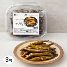 일미 국내산 청양고추 장아찌, 400g, 3팩