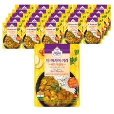 티아시아키친 비프 마살라 커리, 170g, 24개