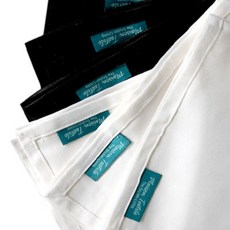MAISONTEXTILE 粉色系餐巾6入組, 黑色+白色, 6條