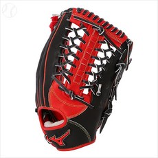 MIZUNO 2GK835 6209 빅토리 스테이지 글러브 외야수용 우투용, 검정빨강