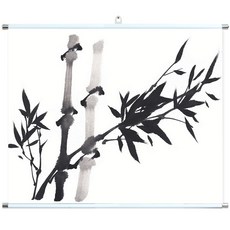 리드센스 족자봉 가로120cm, 사군자 대나무, 1개