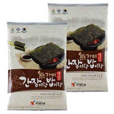 광천별맛김 무가미 간장이랑 밥이랑 생김, 2개