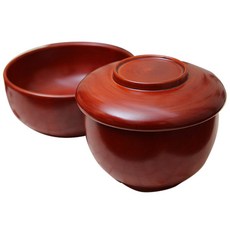 예반공방 오리목 주발세트, 1세트, 밥그릇 1개 + 밥뚜껑 1개 + 국그릇 1개
