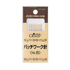 Clover 可樂牌 拼縫針 No. 8 57-308, 10入