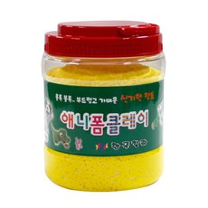 한국칼라 폼클레이 버켓, 노랑, 400g