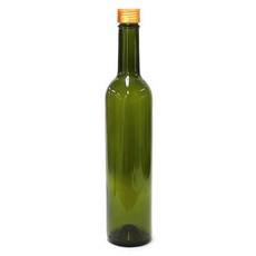 병도매닷컴 녹색와인스크류500 와인병, 금속골드캡, 21개입, 500ml, 1개