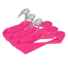 MF매직하우스 논슬립 옷걸이 고리회전형 유아용, 핑크, 30개입