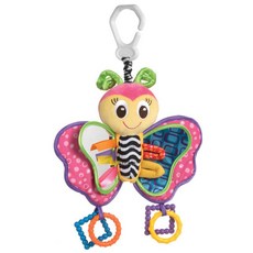 playgro 培高 手推車搖鈴 蝴蝶造型, 混色