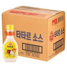 오뚜기 타타르 소스, 245g, 12개