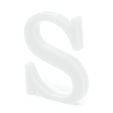 Kuu 大寫字母造型擺飾, S（白）