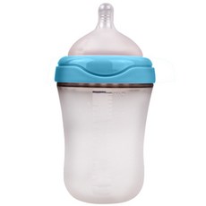 퍼펙션 실리콘젖병 260ml, 2단계, 블루, 1개