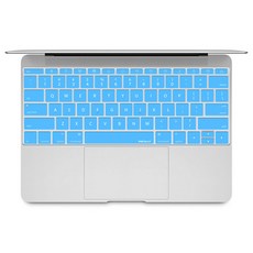 맥컬리 맥북 12인치용 키보드 스킨 KBGUARDMB, 블루(KBGUARDMBBL), 1개