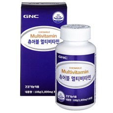 GNC 츄어블 멀티비타민, 1개, 108g