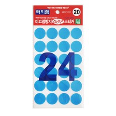 바이언 터치엠 미끄럼방지 실리콘 스티커, 투명, 24개입