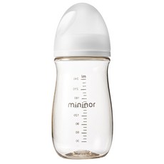 미니노어 PPSU 젖병 240ml, 2단계(3~6개월), 혼합 색상