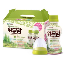 위드맘 스타트 액상분유 1단계 150ml 6개 + 안심캡 니플