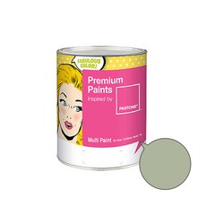 노루페인트 팬톤멀티 에그쉘광 민트그린계열 페인트 1L, 스웜프(15-6310), 1개