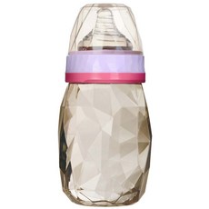 키즈미 PPSU 다이아몬드 젖병 240ml, L(6개월이후), 레드