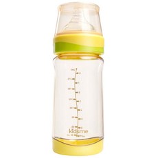 키즈미 PPSU 젖병 240ml, L(6개월이후), 그린