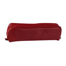 클레르퐁텐 가죽 직사각필통, red, 1개