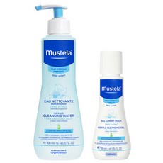 무스텔라 노-린스 클렌징 워터 300ml + 젠틀 클렌징 젤 50ml 세트, 1세트