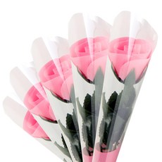 네오그린 한송이 야광장미 5p, 핑크