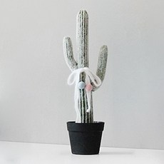 블루밍앤미 윈터 스윗 선인장 트리 조화 60cm, 혼합 색상, 1개