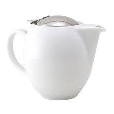 제로재팬 도자기 티포트 1인용, 화이트, 350ml, 1개 화이트 BBN-01WH, 350ml
