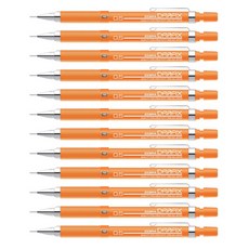 제브라 드라픽스 샤프펜슬 네온 오렌지, 1mm, 12개입