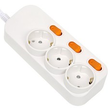 대성 플러스탭 개별형 3구 멀티탭 16A 250V, 2.5m, 1개