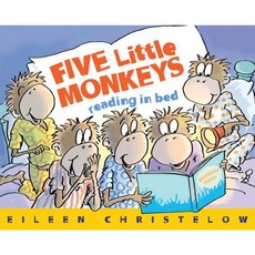 Five Little Monkeys Reading in Bed Hardcover, Clarion Books