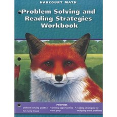 Harcourt Math California Problem Solving and Reading Strategies Workbook Grade 5 Paperback, Harcourt School Publishers