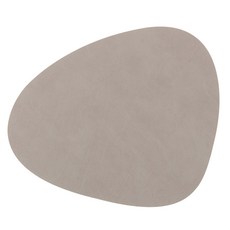 린드디엔에이 커브누포 가죽 테이블 매트, 2 라이트 그레이, S(28 x 24 cm), 두께 1.2mm, 1개