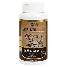 알파독 반려동물 파우더 영양제, 소 간, 1개