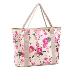 엠케이 심플 포켓 기저귀 가방, 꽃 핑크, 1개
