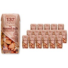 137 Degrees 아몬드 밀크, 180ml, 18개