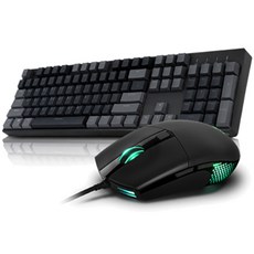 앱코 HACKER 다크그레이 믹스 PBT 키캡 레인보우 LED 기계식키보드 적축 K3000 + 마우스 A660 3360센서, K3000(키보드), A660(마우스), 키보드(블랙), 마우스(블랙)
