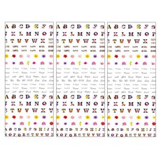 알파벳네일스티커