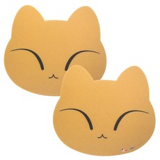 애니나라 캐릭터 마우스패드, 나루(Beige), 2개입
