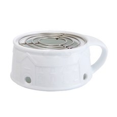 zero JAPAN 瓷茶保溫器 TW-01WH, 白色的, 1個